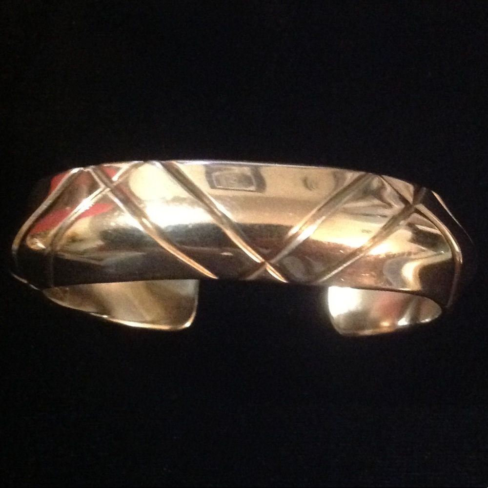 Sterling Designer cuff bracelet
